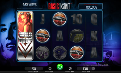 Basic Instinct online als Echtgeld Slot spielen